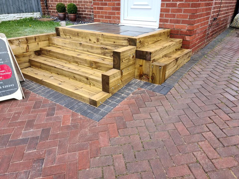 Driveway Extension & New Steps, Cestrian