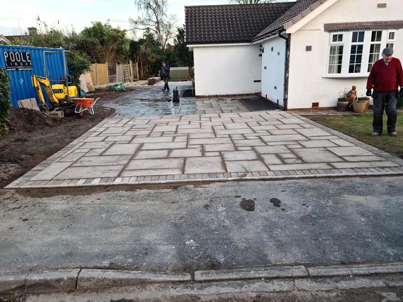 Raj Stone Paving Project - Cestrian Driveways in Chester